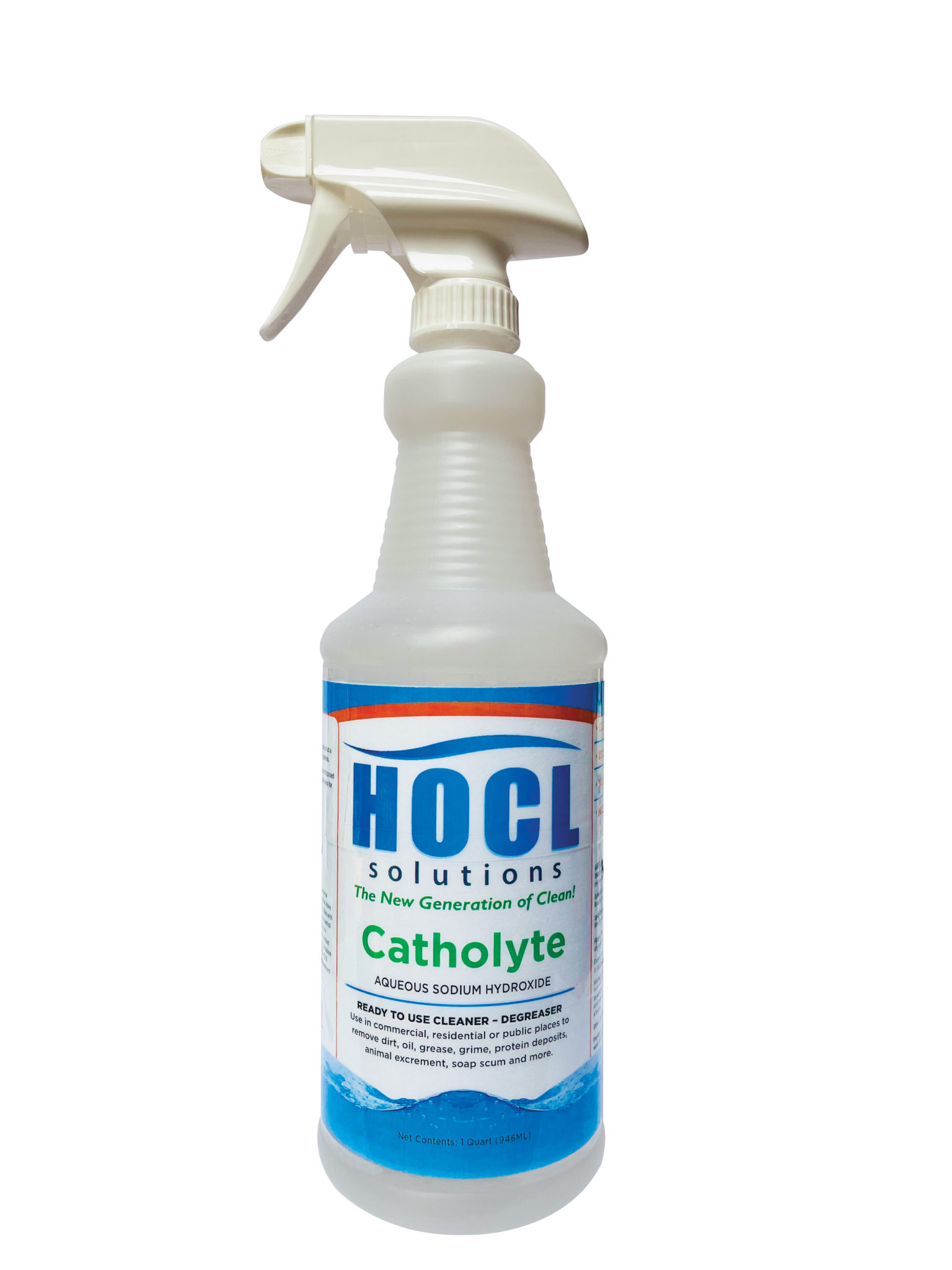 Catholyte Degreaser HOCL Solutions