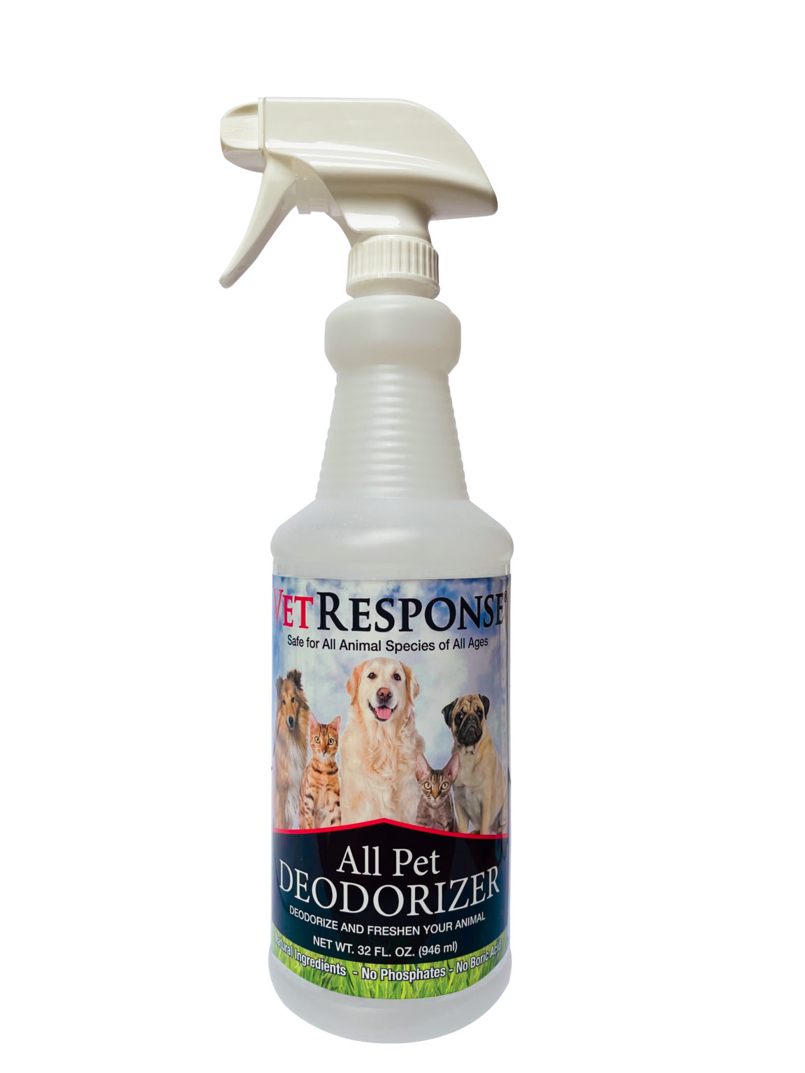 VETRESPONSE 32oz Pet Deodorizer HOCL Solutions